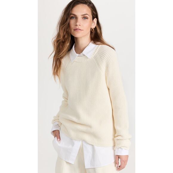 Jenni Kayne Cotton Fisherman Sweater - S - Picture 1 of 4
